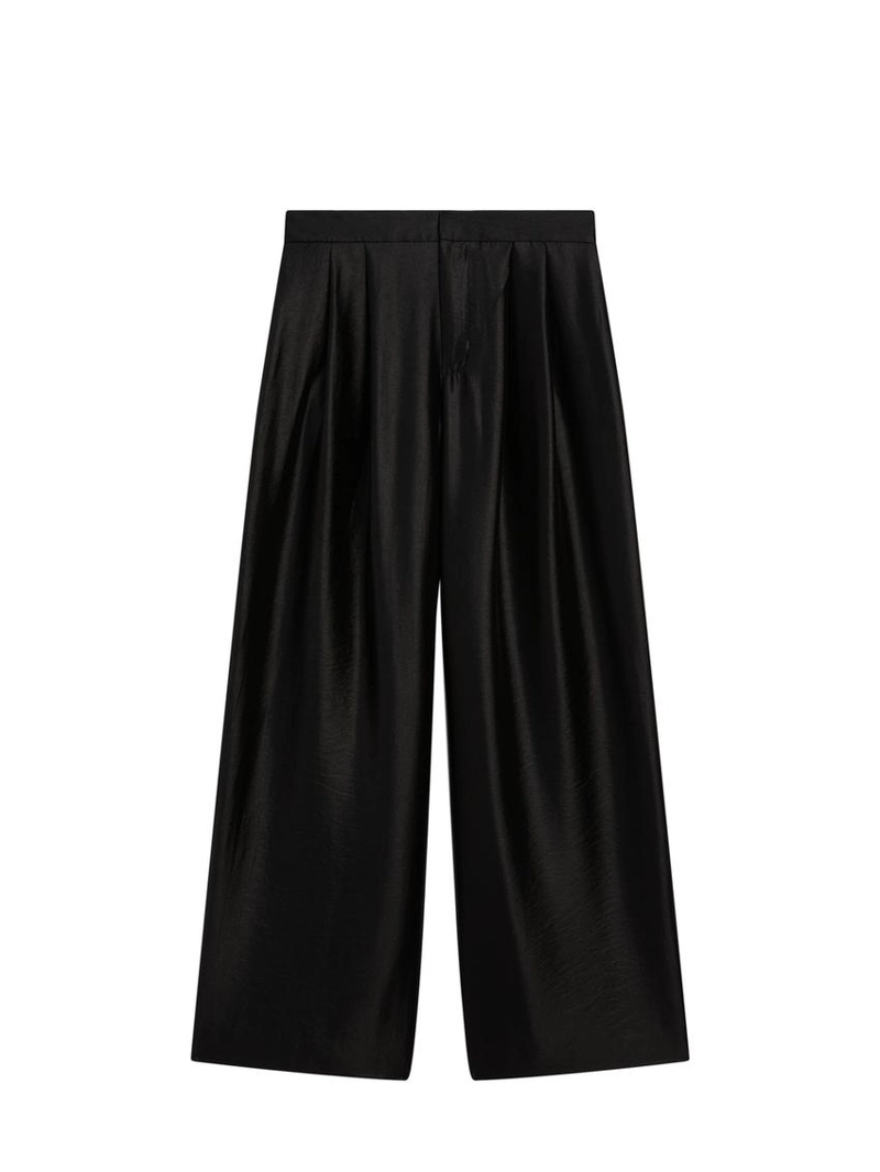 Широкие воздушные брюки с линиями