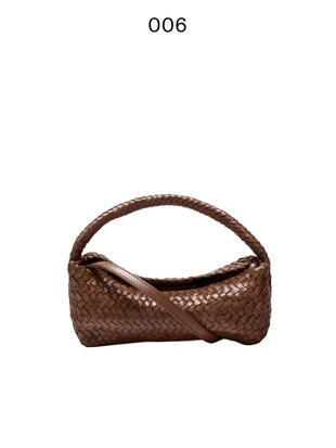 Женская сумка через плечо из плетеной наппы- Заказать в России