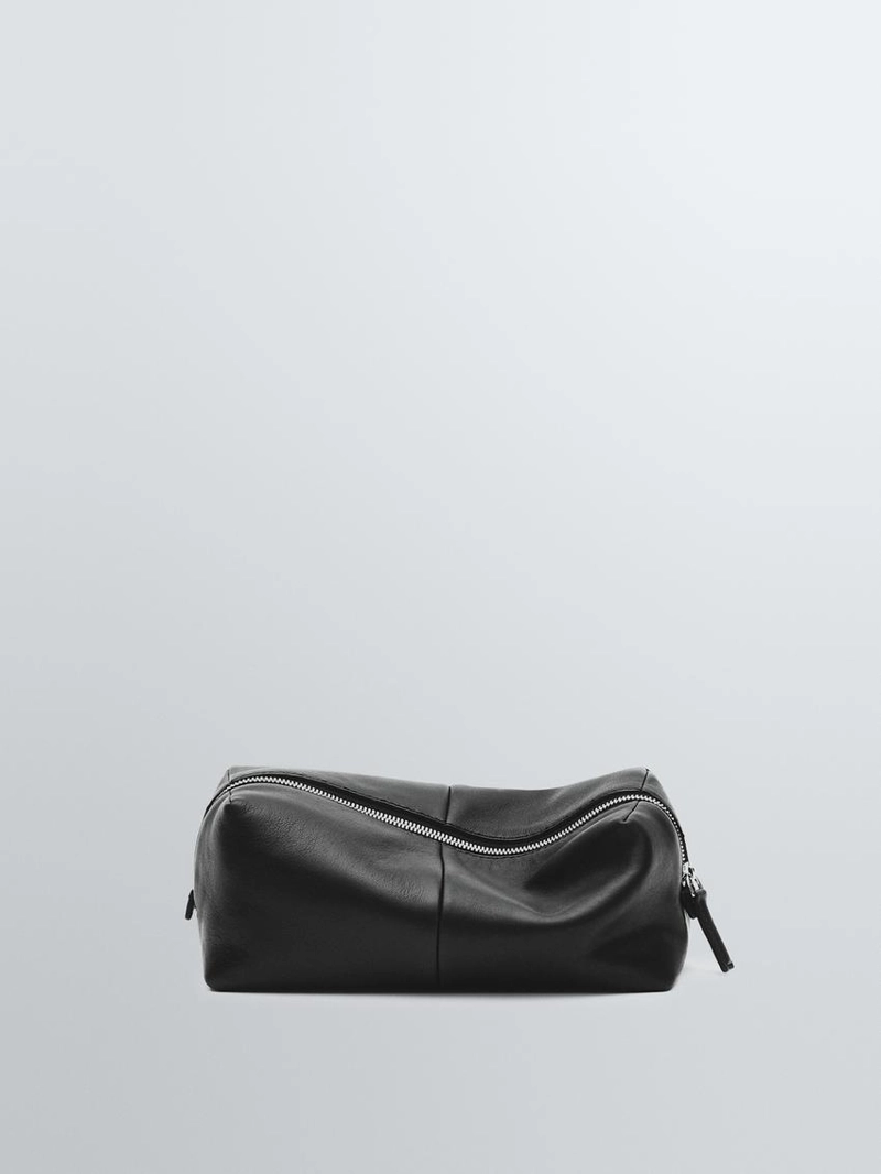 Косметичка из натуральной кожи