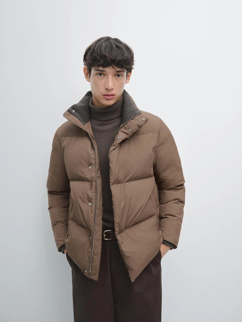 Пуховик с водоотталкивающим покрытием