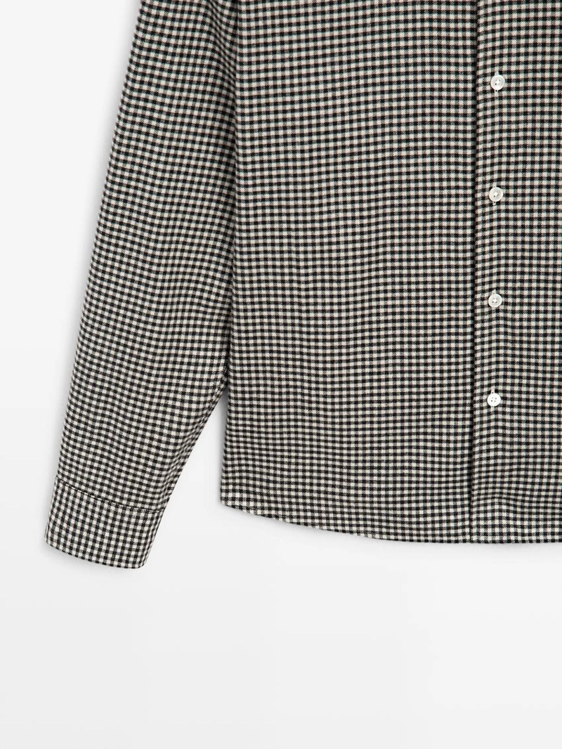 Рубашка в клетку из 100% хлопка