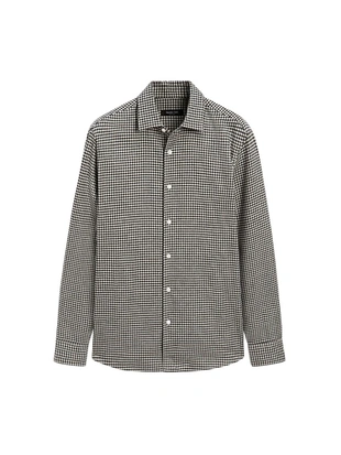 Рубашка в клетку из 100% хлопка- Заказать в России