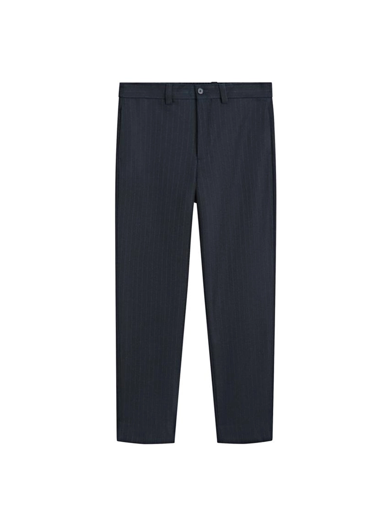 Брюки из фланели с двойной полосой