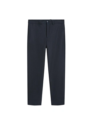 Брюки из фланели с двойной полосой- Заказать в России