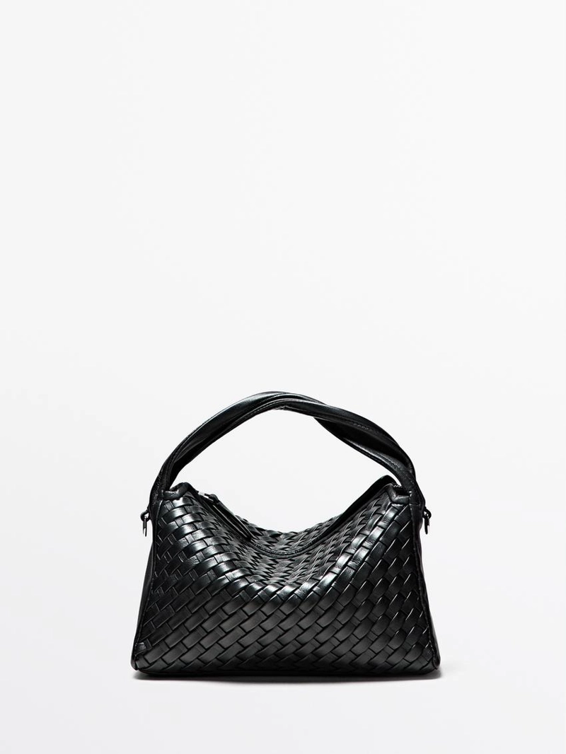 Сумка изготовленная из овечьей кожи с отделкой из наппы