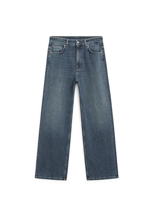 Джинсы свободного кроя средней посадки- Заказать в России