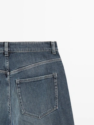 Джинсы свободного кроя средней посадки- Заказать в России