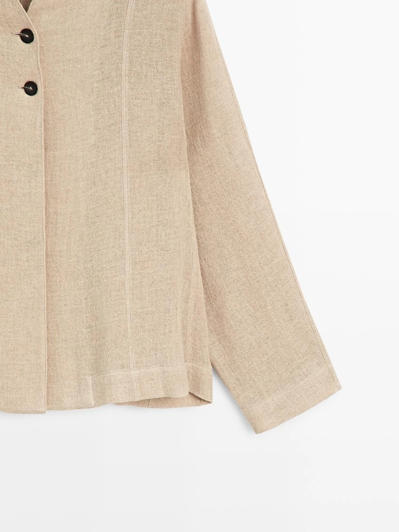 Рубашка из шерстяной смеси с видимыми пуговицами