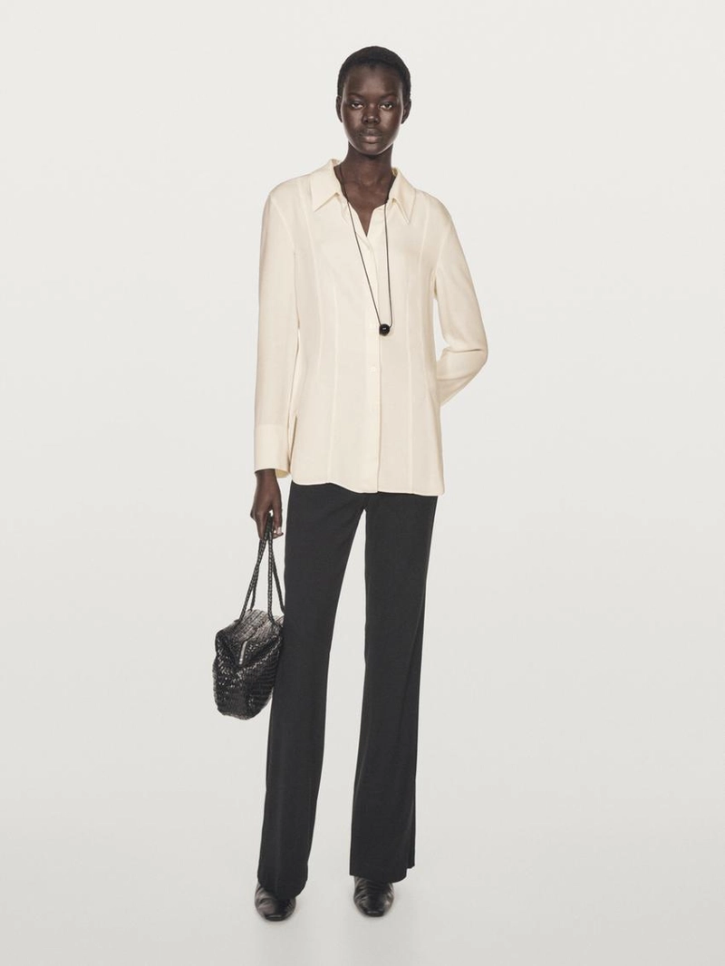 Рубашка с узким кроем