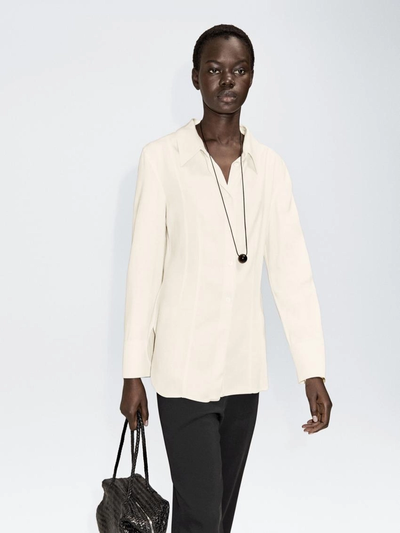 Рубашка с узким кроем