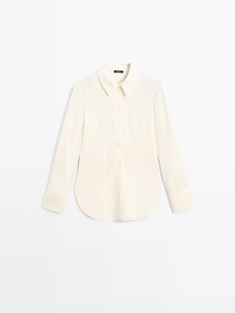 Рубашка с узким кроем