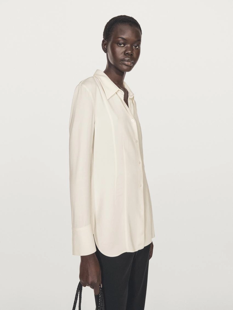 Рубашка с узким кроем