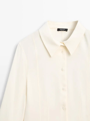 Рубашка с узким кроем- Заказать в России