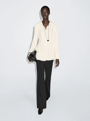 Рубашка с узким кроем- Заказать в России