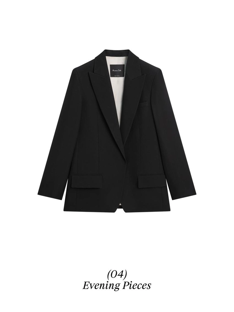 Пиджак из креповой ткани для костюма