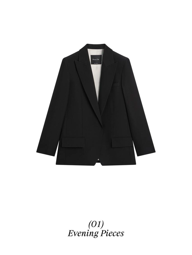 Пиджак из креповой ткани для костюма