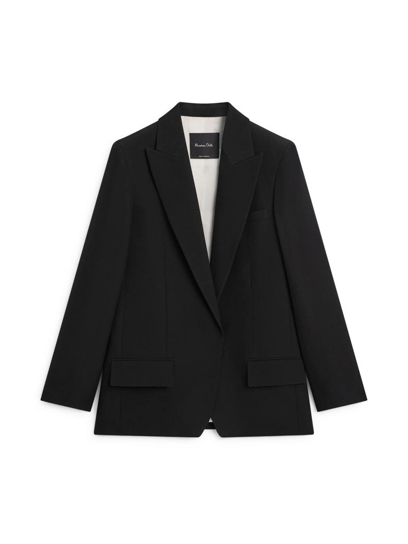 Пиджак из креповой ткани для костюма