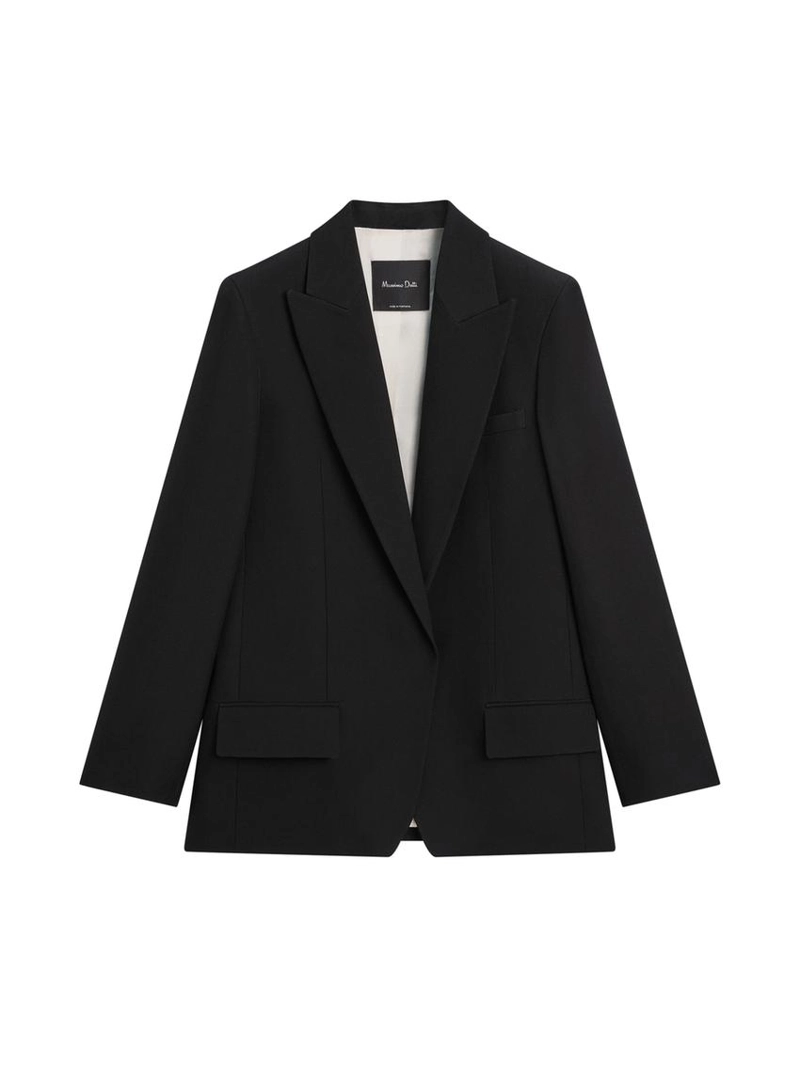 Пиджак из креповой ткани для костюма