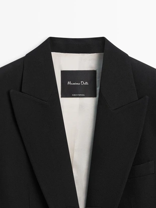 Пиджак из креповой ткани для костюма- Заказать в России