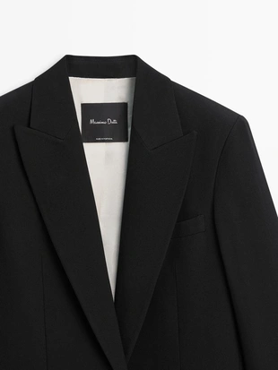 Пиджак из креповой ткани для костюма- Заказать в России