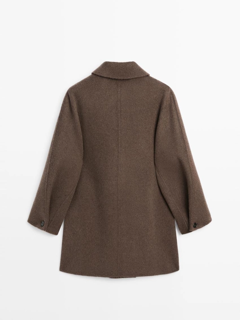 Пальто из шерстяной смеси на две пуговицы