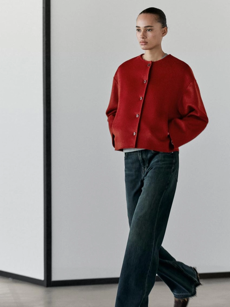 Пиджак из шерстяной смеси с швами