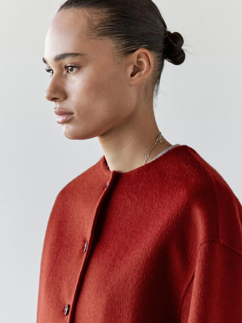 Пиджак из шерстяной смеси с швами