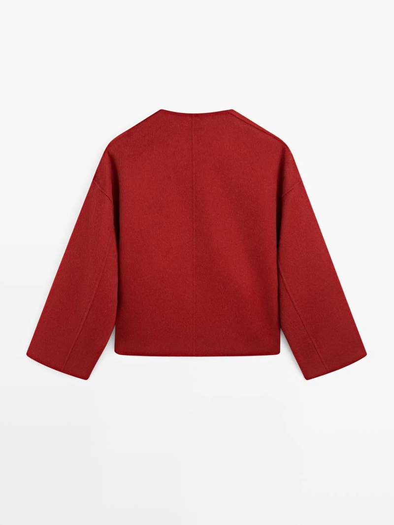 Пиджак из шерстяной смеси с швами
