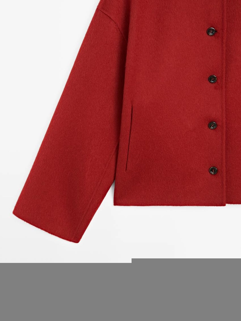 Пиджак из шерстяной смеси с швами
