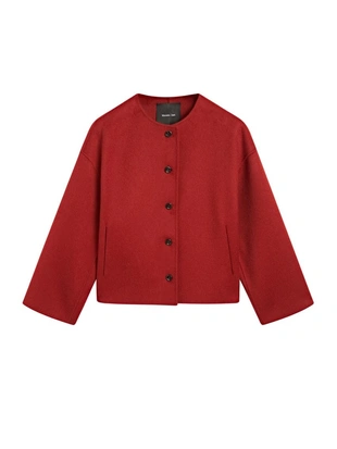 Пиджак из шерстяной смеси с швами- Заказать в России