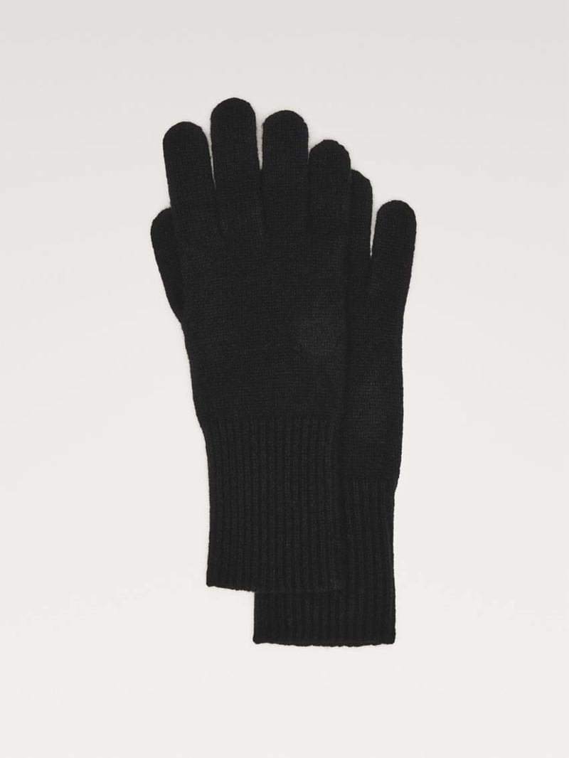 Вязаные перчатки из шерстяной смеси