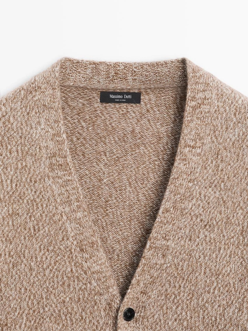 Кардиган из смесовой шерсти