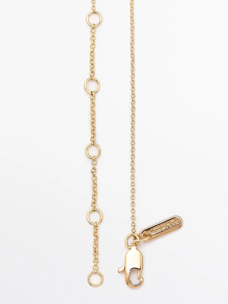 Ожерелье с античными стразами