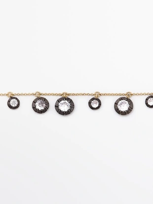 Ожерелье с античными стразами- Заказать в России