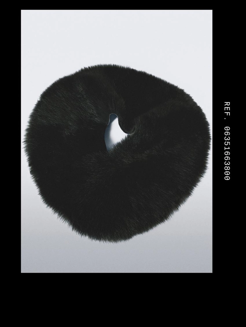 Воротник из овечьей кожи