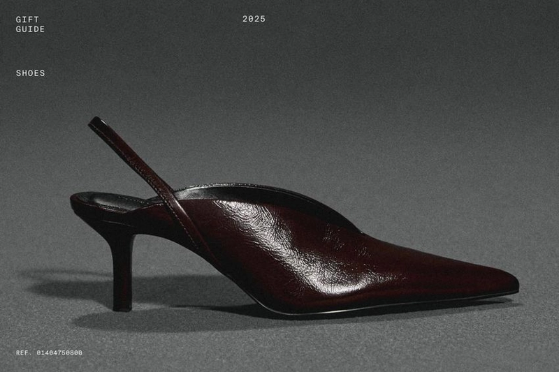 Туфли на каблуке с застежкой на пятке