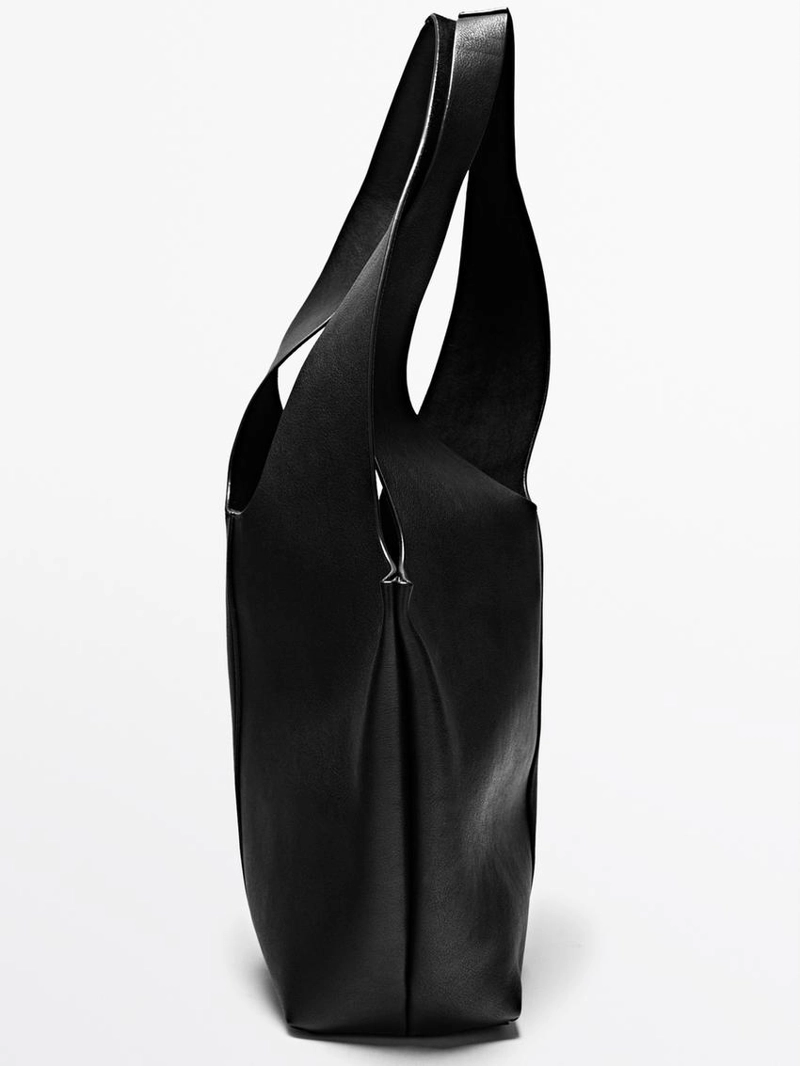 Сумка-шоппер из натуральной кожи