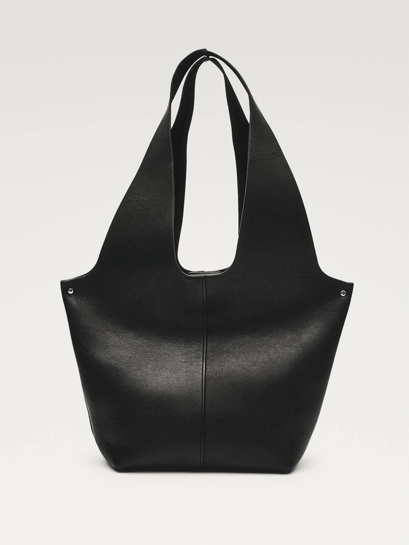 Сумка-шоппер из натуральной кожи