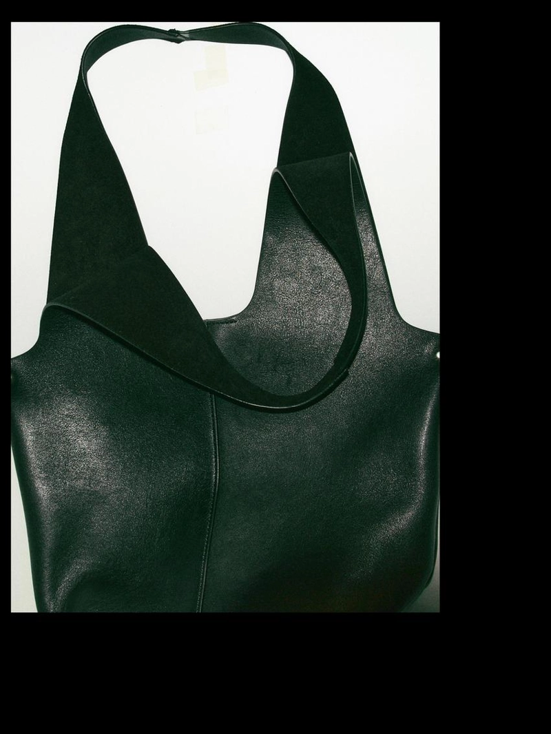 Сумка-шоппер из натуральной кожи