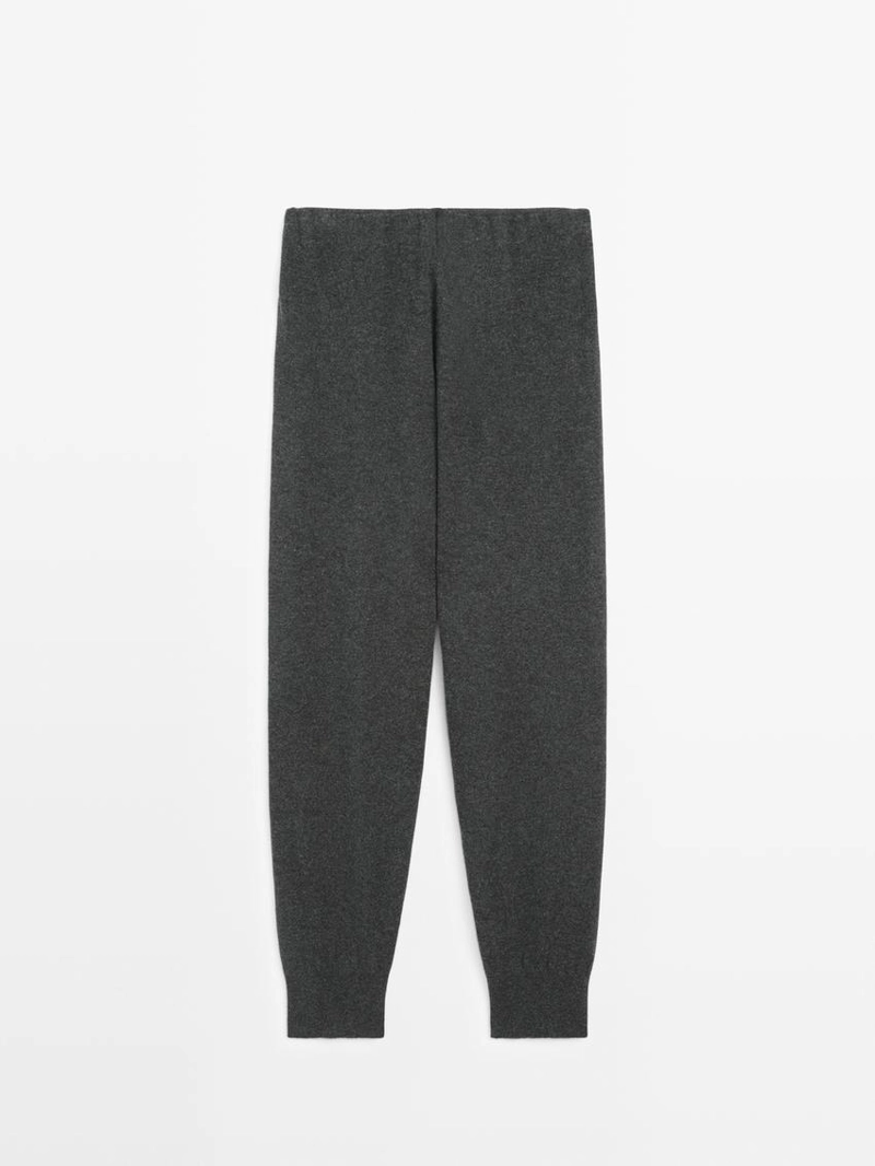 Брюки-саруэль с карманами, 100% шерсть