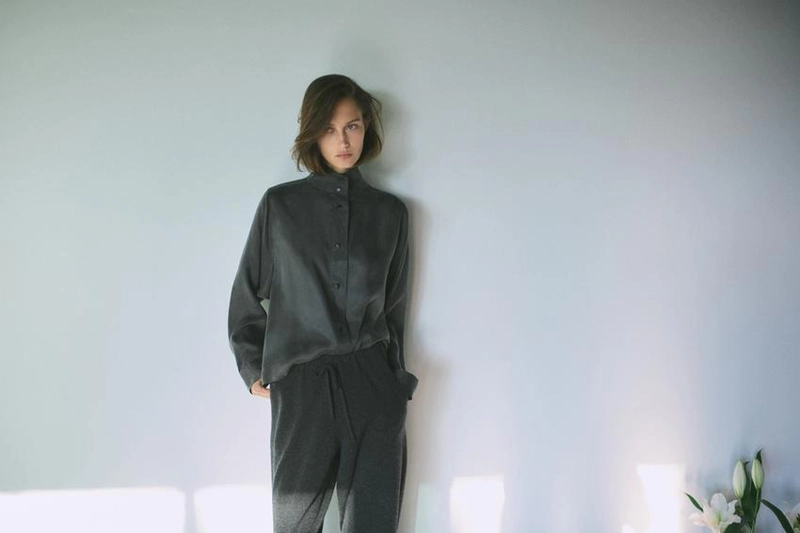 Брюки-саруэль с карманами, 100% шерсть