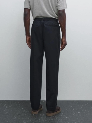 Брюки с кроем джоггер из 100% хлопка- Заказать в России