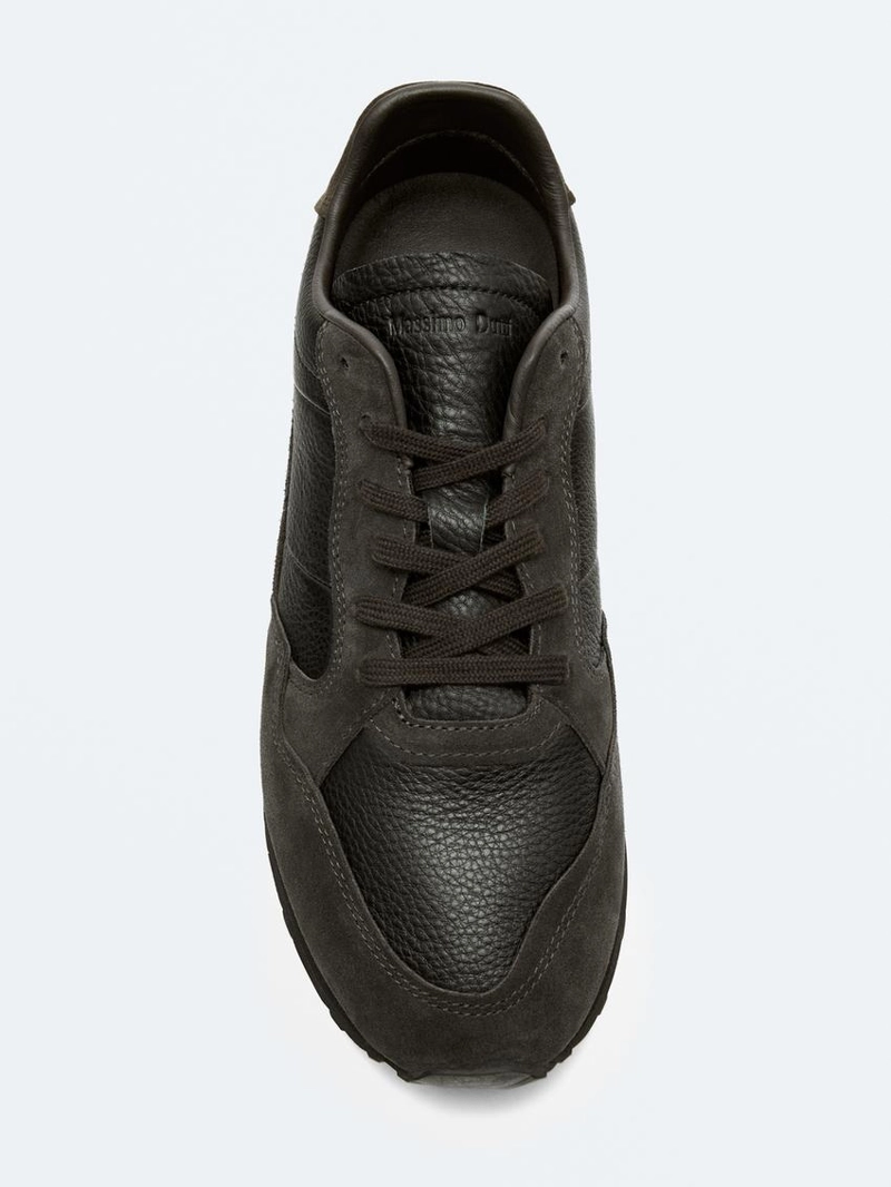 Кроссовки из мягкой кожи наппа