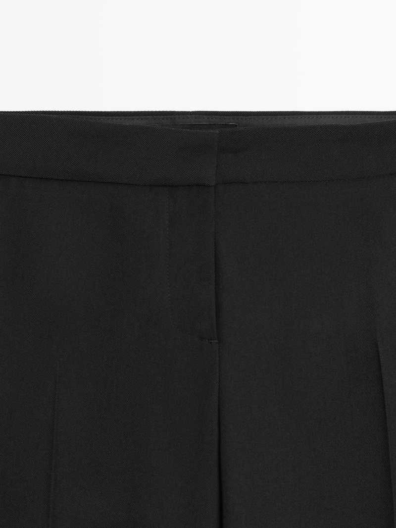 Брюки костюмные из крепа