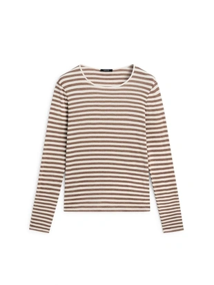 Футболка в полоску из 100% хлопка- Заказать в России