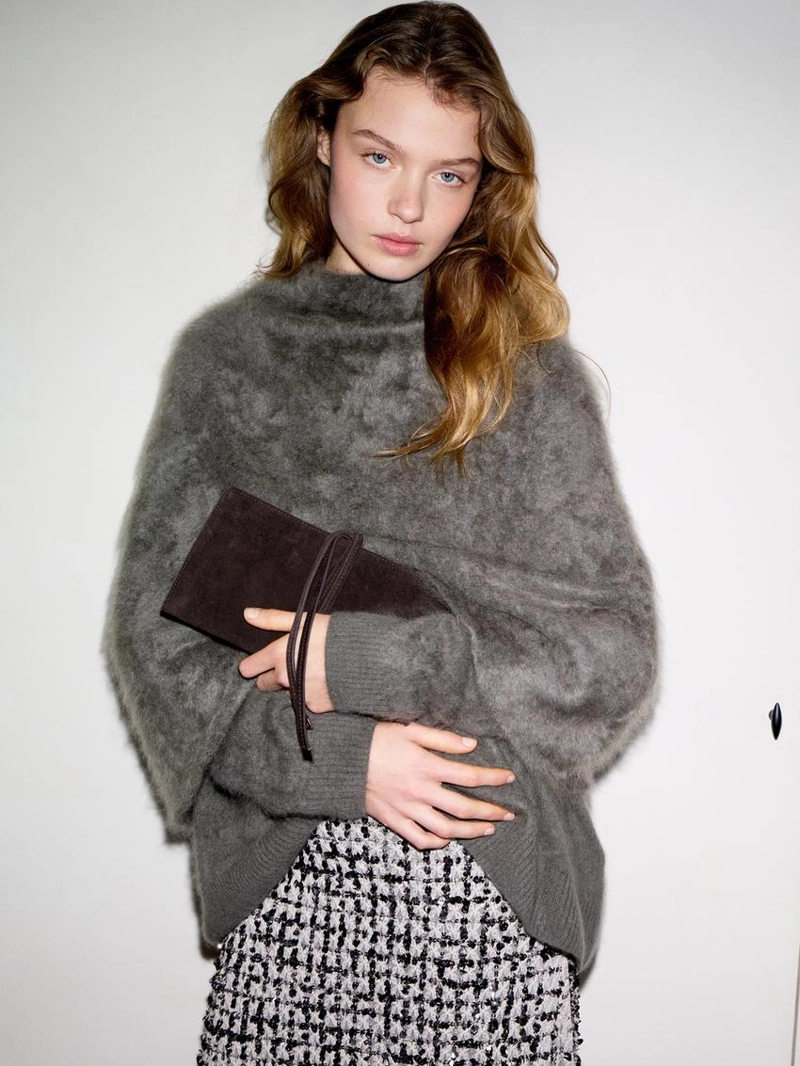 Палантин из 100% кашемира с мягкой отделкой