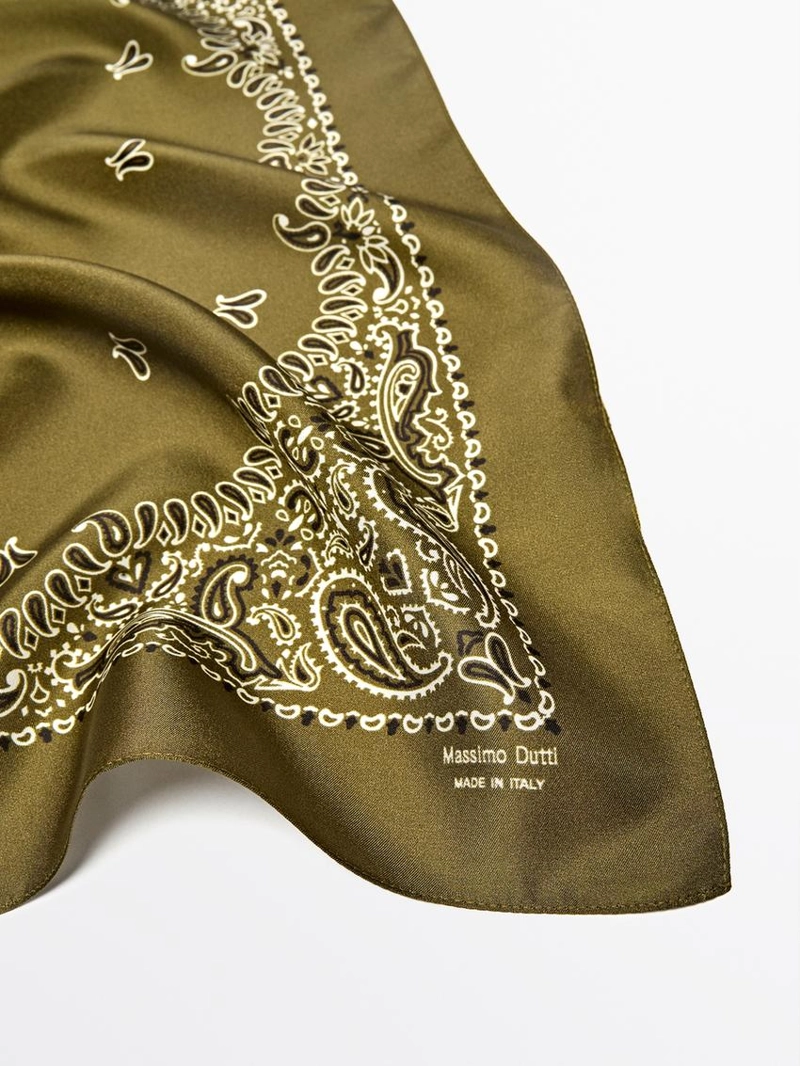 Платок с принтом пейсли