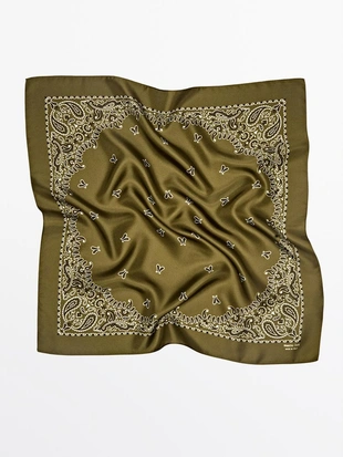 Платок с принтом пейсли- Заказать в России