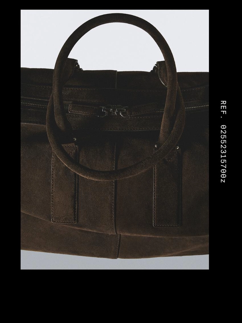 Кожаная сумка для путешествий из замши