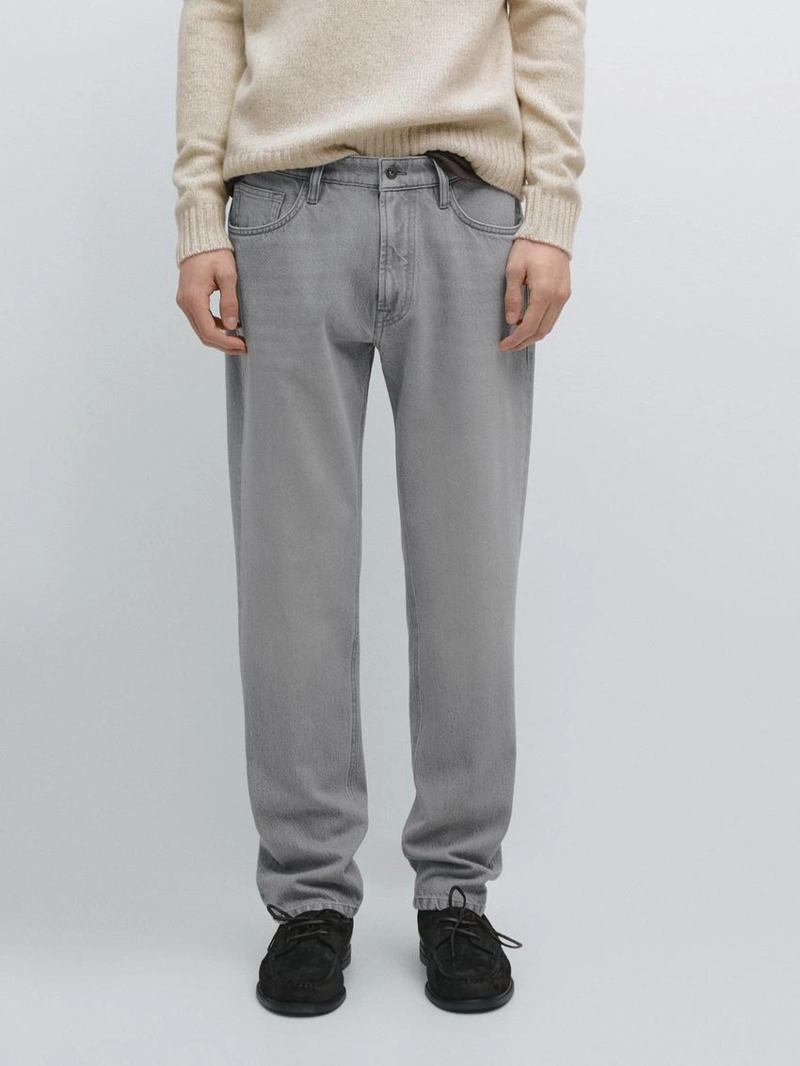 Джинсы со свободным кроем